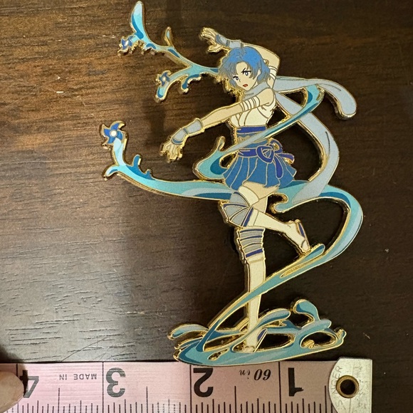 Sailor Mercury Enamel Pin - Picture 4 of 4